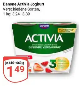 Globus Danone Activia Joghurt Angebot