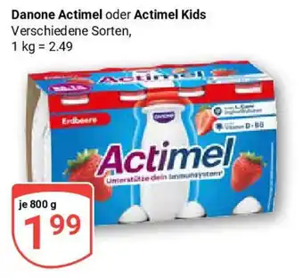 Globus Danone Actimel oder Actimel Kids Angebot