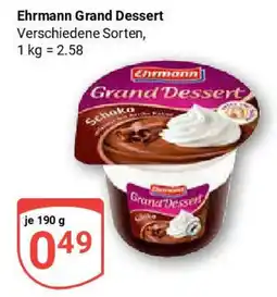 Globus Ehrmann Grand Dessert Angebot