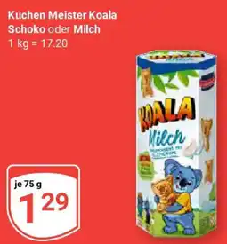 Globus Kuchen Meister Koala Schoko oder Milch Angebot