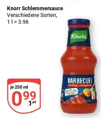 Globus Knorr Schlemmersauce Angebot