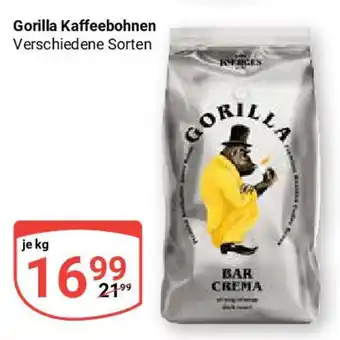 Globus Gorilla Kaffeebohnen Angebot