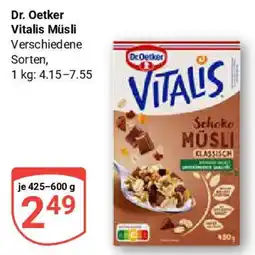 Globus Dr. Oetker Vitalis Müsli Angebot