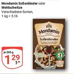 Globus Mondamin Soßenbinder oder Mehlschwitze Angebot