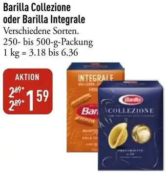 Galeria Markthalle Barilla Collezione oder Barilla Integrale Angebot