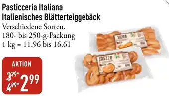 Galeria Markthalle Pasticceria Italiana Italienisches Blätterteiggebäck Angebot