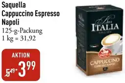 Galeria Markthalle Saquella Cappuccino Espresso Napoli Angebot