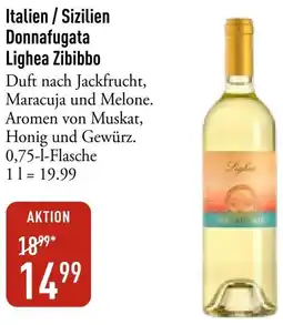 Galeria Markthalle Italien / Sizilien Donnafugata Lighea Zibibbo Angebot