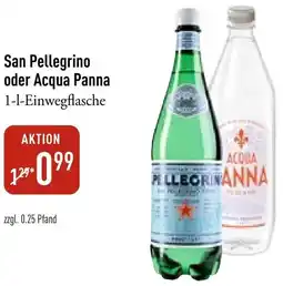 Galeria Markthalle San Pellegrino oder Acqua Panna Angebot