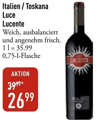 Galeria Markthalle Italien / Toskana Luce Lucente Angebot
