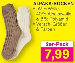 KODi Alpaka-socken Angebot