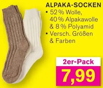 KODi Alpaka-socken Angebot