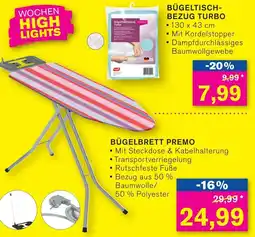 KODi Bügelbrett premo Angebot