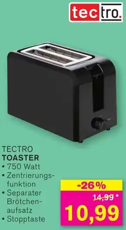 KODi Tectro toaster Angebot