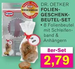 KODi Dr. oetker foliengeschenkbeutel-set Angebot