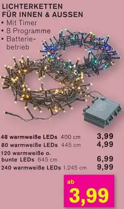 KODi Lichterketten für innen & aussen Angebot
