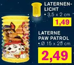 KODi Laterne paw patrol Angebot