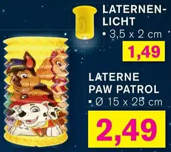 KODi Laterne paw patrol Angebot
