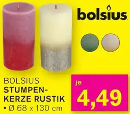 KODi Bolsius stumpenkerze rustik Angebot