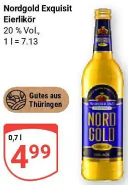 Globus Nordgold Exquisit Eierlikör Angebot