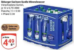 Globus Ileburger Sachsen Quelle Mineralwasser Angebot