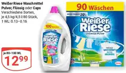 Globus Weißer Riese Waschmittel Pulver, Flüssig oder Caps Angebot
