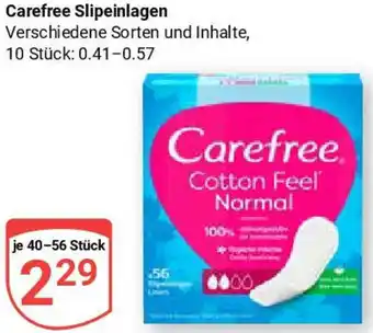 Globus Carefree Slipeinlagen Angebot