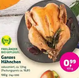 Biomarkt FREILÄNDER BIO GEFLÜGEL Ganzes Hähnchen Angebot