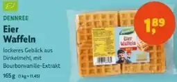 Biomarkt DENNREE Eier Waffeln Angebot