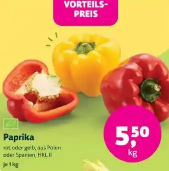 Biomarkt Paprika Angebot