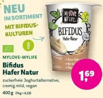Biomarkt MYLOVE-MYLIFE Bifidus Hafer Natur Angebot
