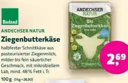 Biomarkt ANDECHSER NATUR Ziegenbutterkäse Angebot