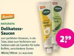 Biomarkt demeter NATURATA Delikatess Saucen Angebot