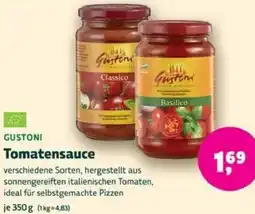 Biomarkt GUSTONI Tomatensauce Angebot