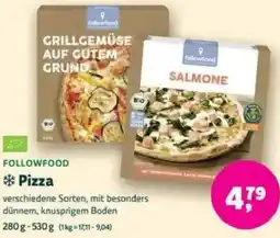 Biomarkt FOLLOWFOOD Pizza Angebot