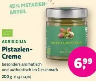 Biomarkt AGRISICILIA Pistazien Creme Angebot