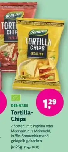 Biomarkt DENNREE Tortilla Chips Angebot