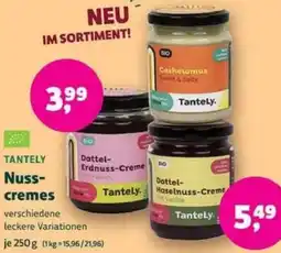 Biomarkt TANTELY Nusscremes Angebot