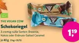 Biomarkt THE VEGAN COW Schokoriegel Angebot