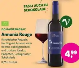 Biomarkt DOMAINE BASSAC Armonia Rouge Angebot
