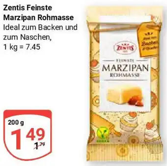 Globus Zentis Feinste Marzipan Rohmasse Angebot