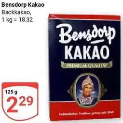 Globus Bensdorp Kakao Angebot