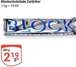 Globus Blockschokolade Zartbitter Angebot