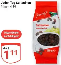 Globus Jeden Tag Sultaninen Angebot