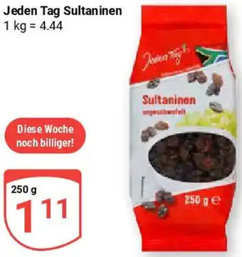 Globus Jeden Tag Sultaninen Angebot