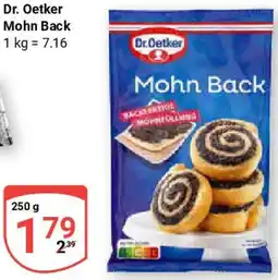 Globus Dr. Oetker Mohn Back Angebot
