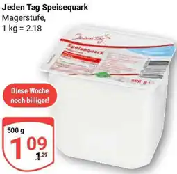 Globus Jeden Tag Speisequark Angebot