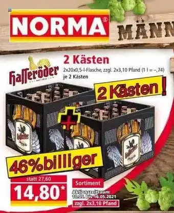 Norma Hasseröder 2 Kästen 2x20x0,5L Angebot