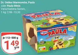 Globus Dr. Oetker Marmorette, Paula oder Paula Minis Angebot