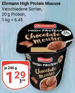 Globus Ehrmann High Protein Mousse Angebot